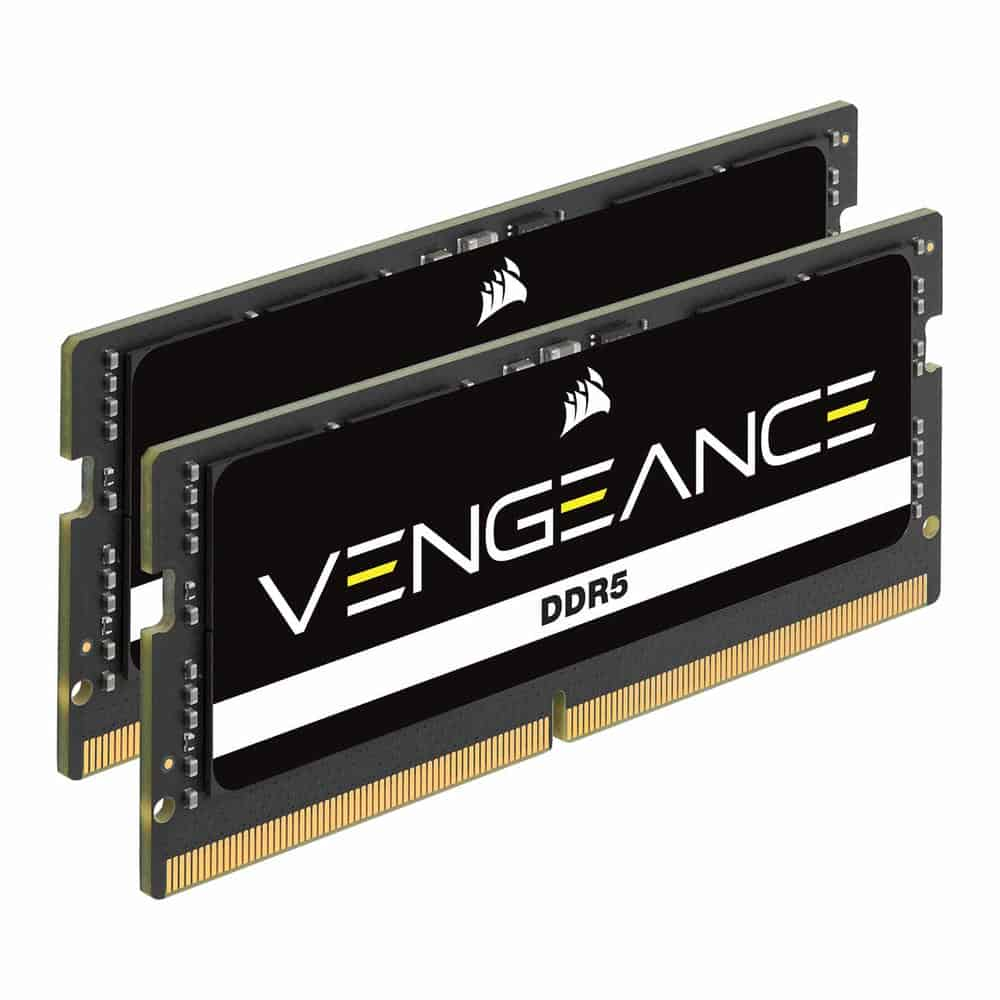 (image for) Corsair Vengeance Black 16GB 4800MHz DDR5 SODIMM Memory